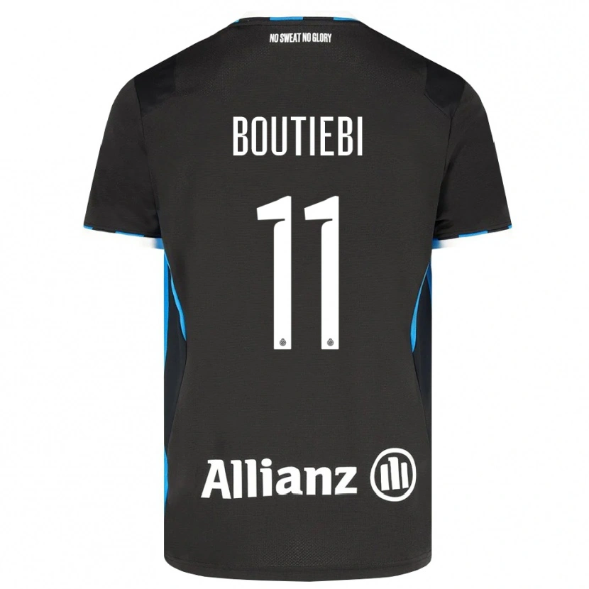 Danxen Hombre Camiseta Rania Boutiebi #11 Negro Rojo Azul 1ª Equipación 2026/27 La Camisa México