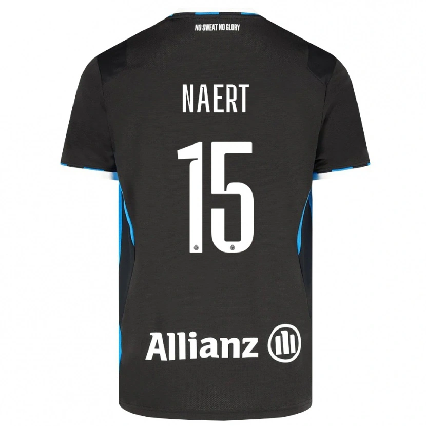 Danxen Hombre Camiseta Stan Naert #15 Negro Rojo Azul 1ª Equipación 2026/27 La Camisa México