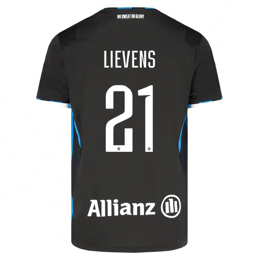 Danxen Hombre Camiseta Caitlin Lievens #21 Negro Rojo Azul 1ª Equipación 2026/27 La Camisa México