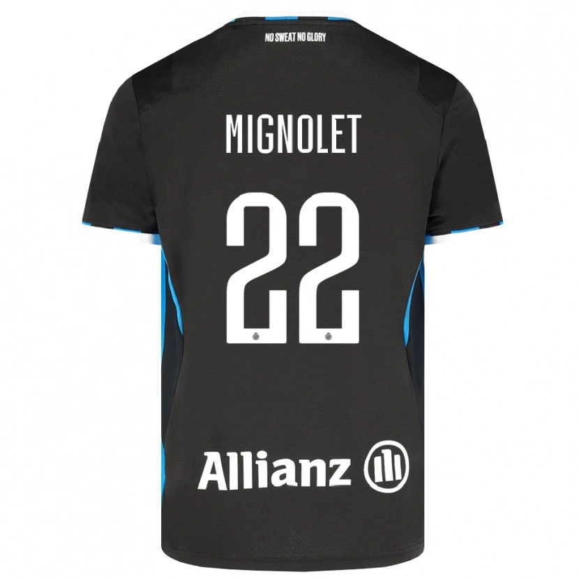 Danxen Hombre Camiseta Simon Mignolet #22 Negro Rojo Azul 1ª Equipación 2026/27 La Camisa México