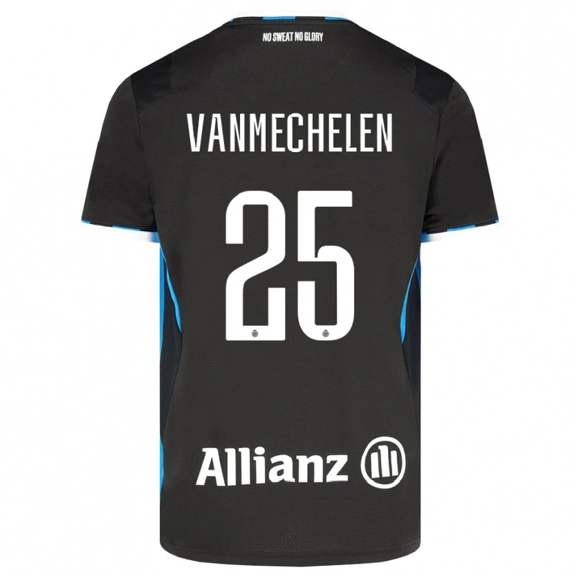 Danxen Hombre Camiseta Davinia Vanmechelen #25 Negro Rojo Azul 1ª Equipación 2026/27 La Camisa México