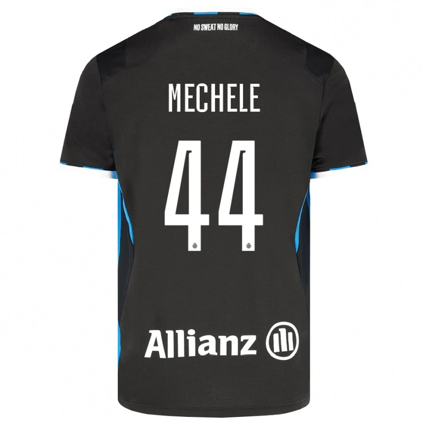 Danxen Hombre Camiseta Brandon Mechele #44 Negro Rojo Azul 1ª Equipación 2026/27 La Camisa México