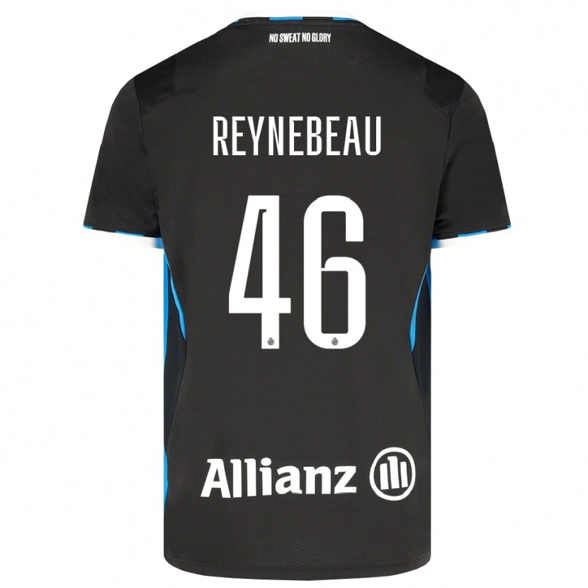 Danxen Hombre Camiseta Clementine Reynebeau #46 Negro Rojo Azul 1ª Equipación 2026/27 La Camisa México
