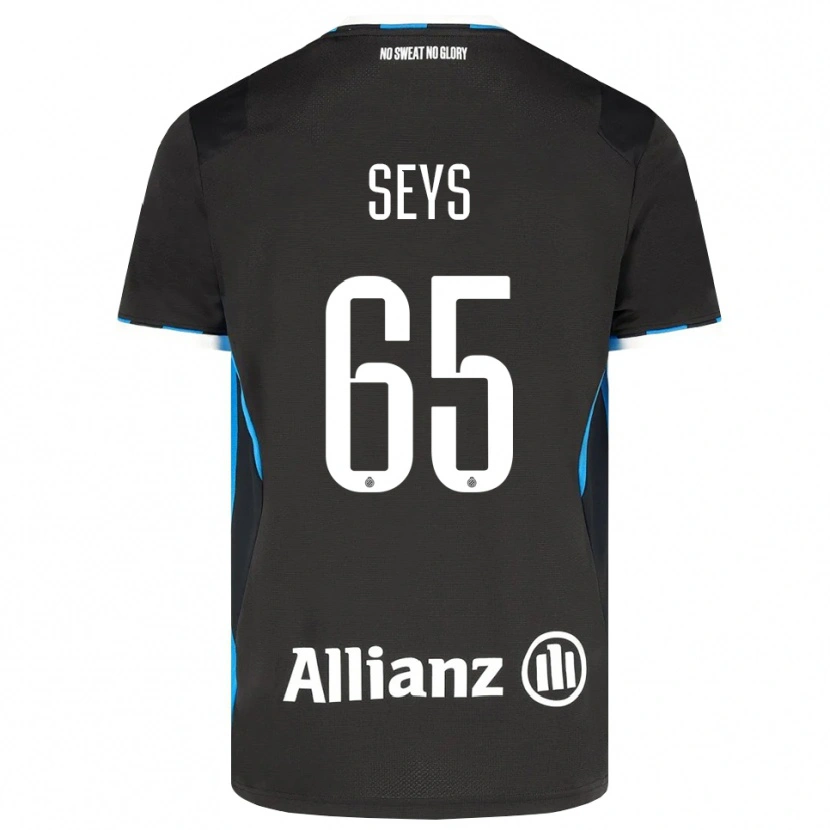 Danxen Hombre Camiseta Joaquin Seys #65 Negro Rojo Azul 1ª Equipación 2026/27 La Camisa México