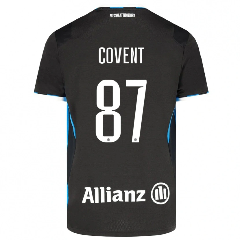 Danxen Hombre Camiseta Jorijn Covent #87 Negro Rojo Azul 1ª Equipación 2026/27 La Camisa México