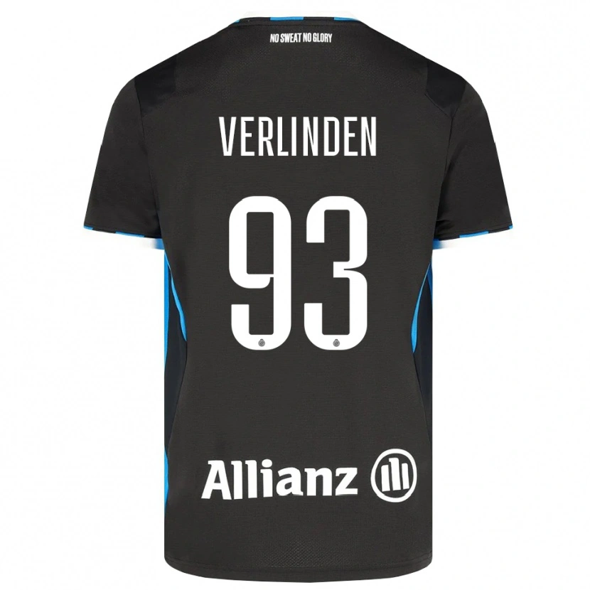 Danxen Hombre Camiseta Wout Verlinden #93 Negro Rojo Azul 1ª Equipación 2026/27 La Camisa México