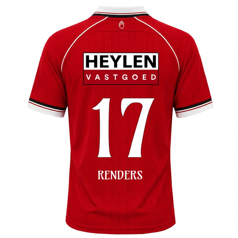 Danxen Hombre Camiseta Semm Renders #17 Rojo Blanco Negro 1ª Equipación 2026/27 La Camisa México