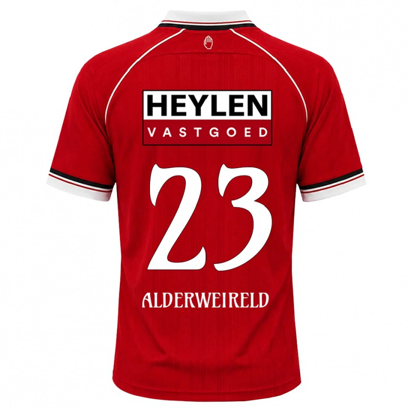 Danxen Hombre Camiseta Toby Alderweireld #23 Rojo Blanco Negro 1ª Equipación 2026/27 La Camisa México