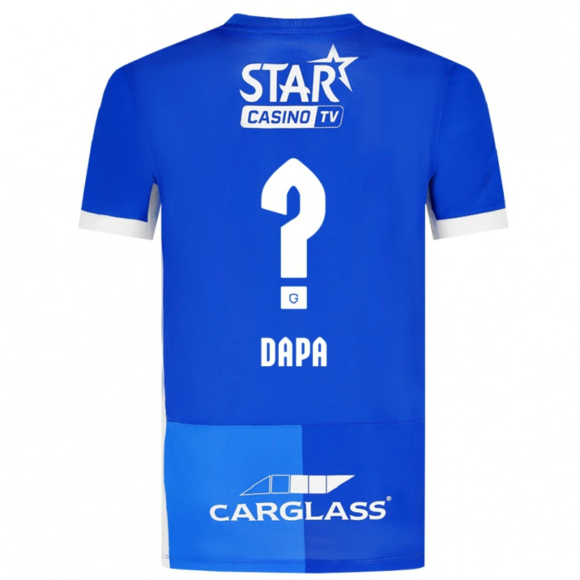Danxen Hombre Camiseta Melvyn Dapa #0 Azulmedio Azulreal Blanco 1ª Equipación 2026/27 La Camisa México