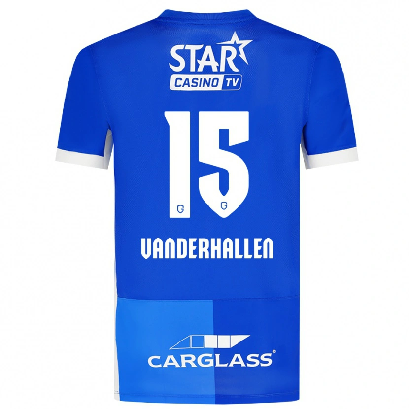 Danxen Hombre Camiseta Yari Vanderhallen #15 Azulmedio Azulreal Blanco 1ª Equipación 2026/27 La Camisa México