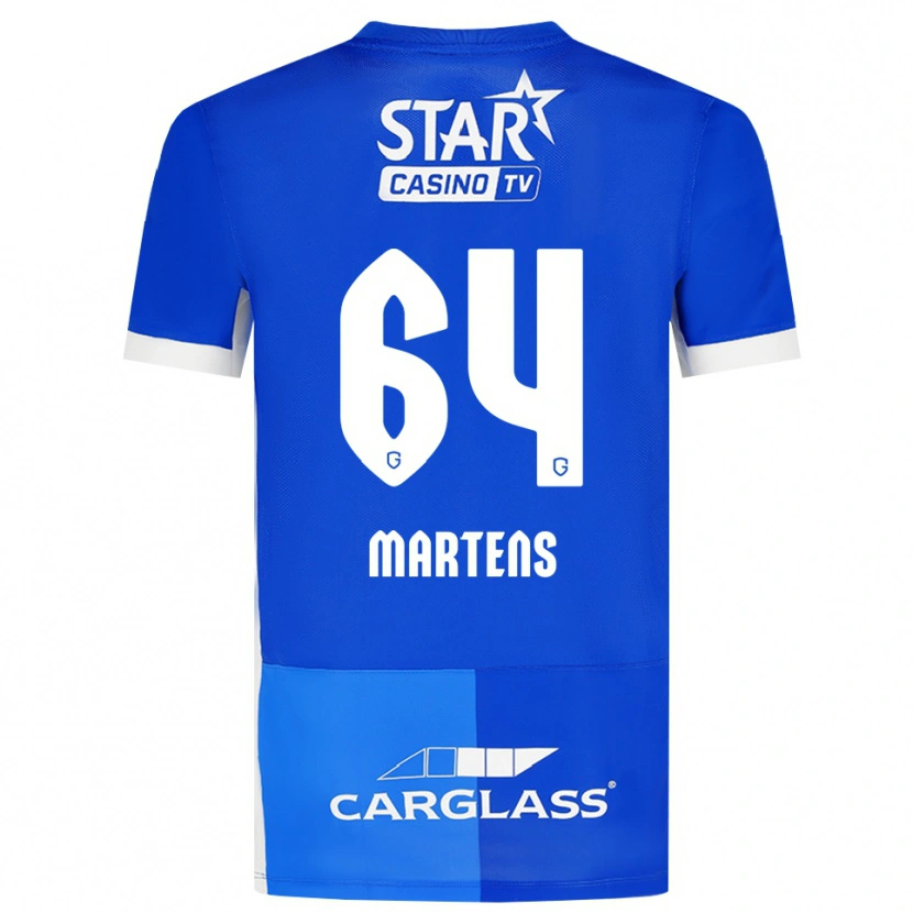 Danxen Hombre Camiseta Nolan Martens #64 Azulmedio Azulreal Blanco 1ª Equipación 2026/27 La Camisa México