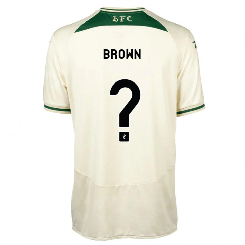 Danxen Hombre Camiseta Fraser Brown #0 Blanco Verde Bosque 2ª Equipación 2026/27 La Camisa México
