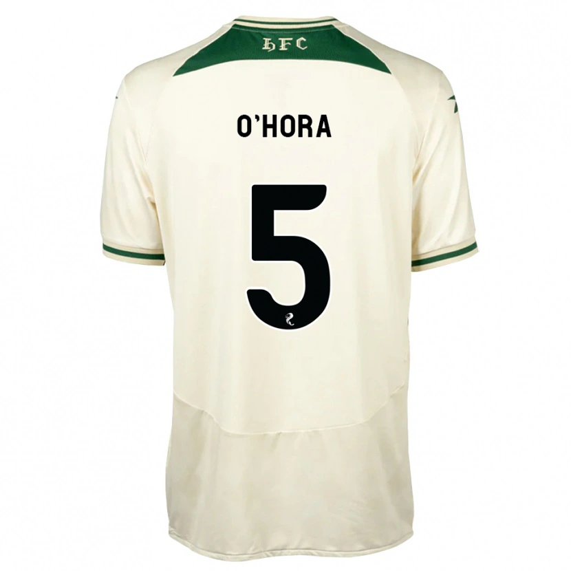 Danxen Hombre Camiseta Warren O'hora #5 Blanco Verde Bosque 2ª Equipación 2026/27 La Camisa México
