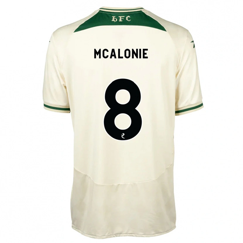Danxen Hombre Camiseta Michaela Mcalonie #8 Blanco Verde Bosque 2ª Equipación 2026/27 La Camisa México