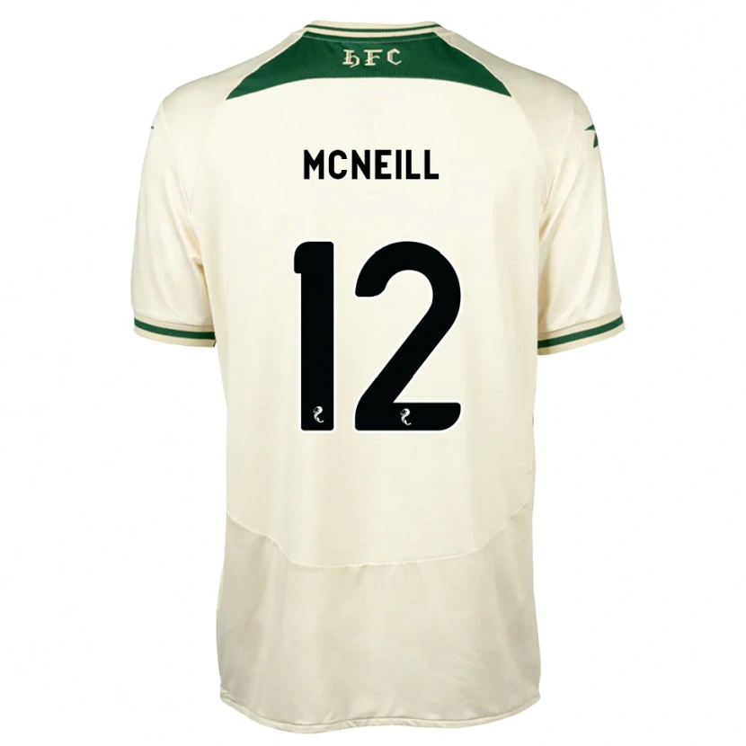 Danxen Hombre Camiseta Lewis Mcneill #12 Blanco Verde Bosque 2ª Equipación 2026/27 La Camisa México
