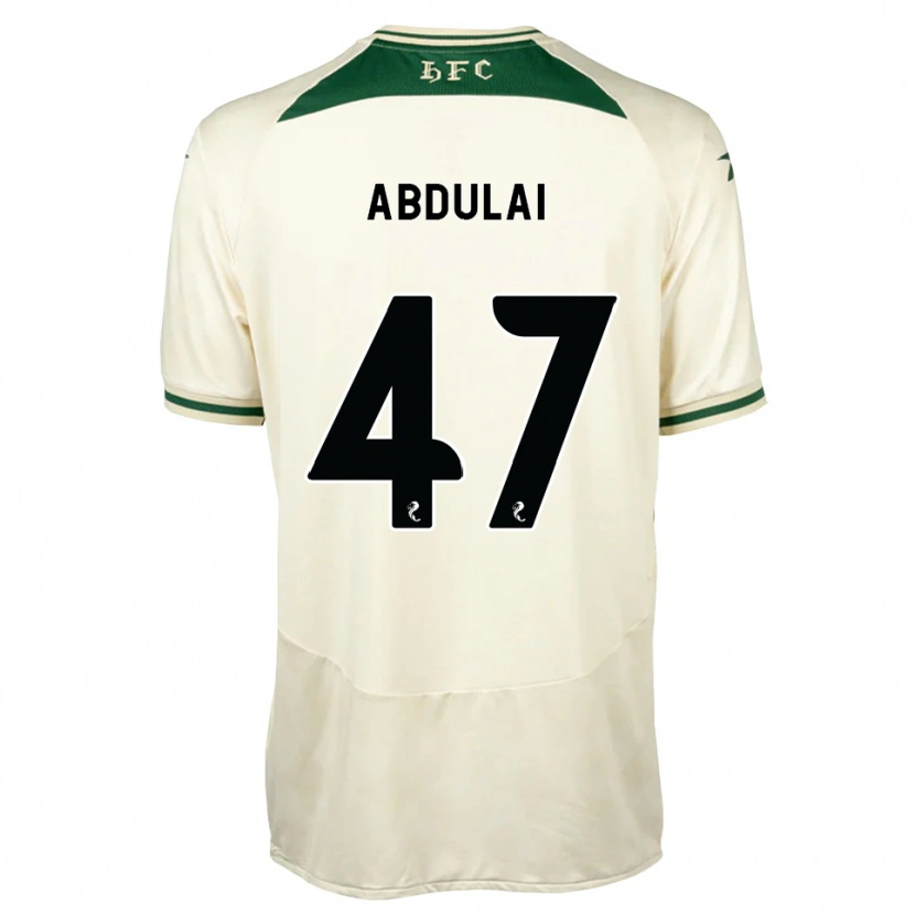 Danxen Hombre Camiseta Azeem Abdulai #47 Blanco Verde Bosque 2ª Equipación 2026/27 La Camisa México