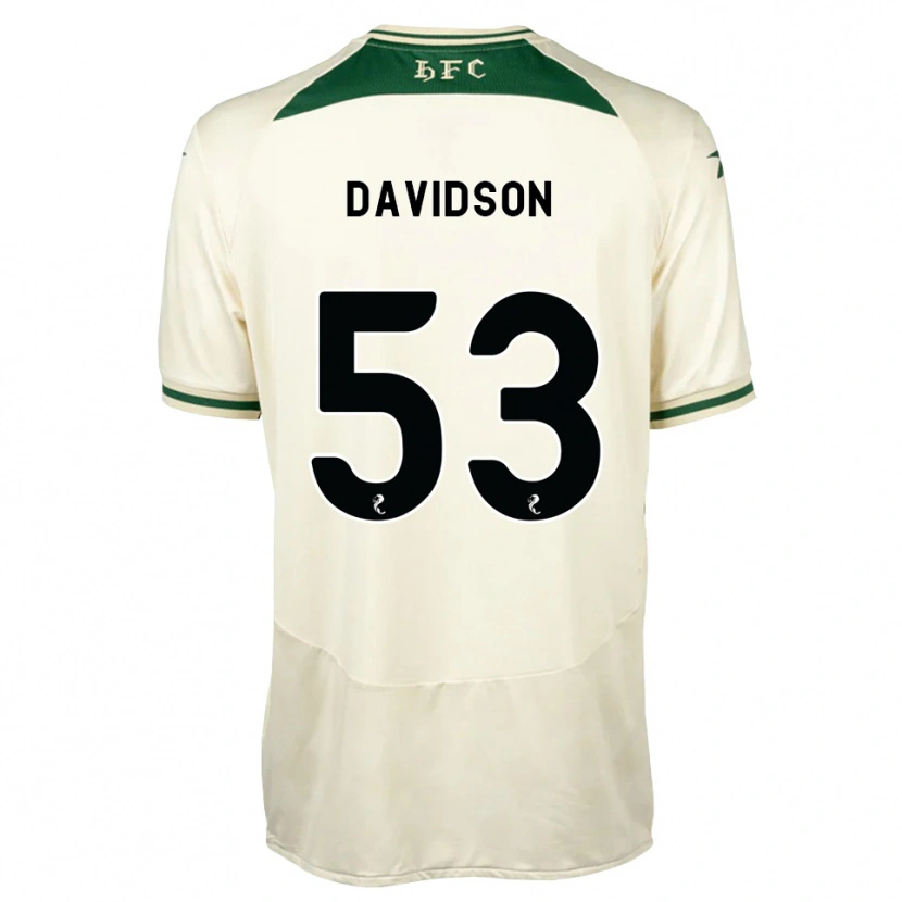 Danxen Hombre Camiseta Luke Davidson #53 Blanco Verde Bosque 2ª Equipación 2026/27 La Camisa México