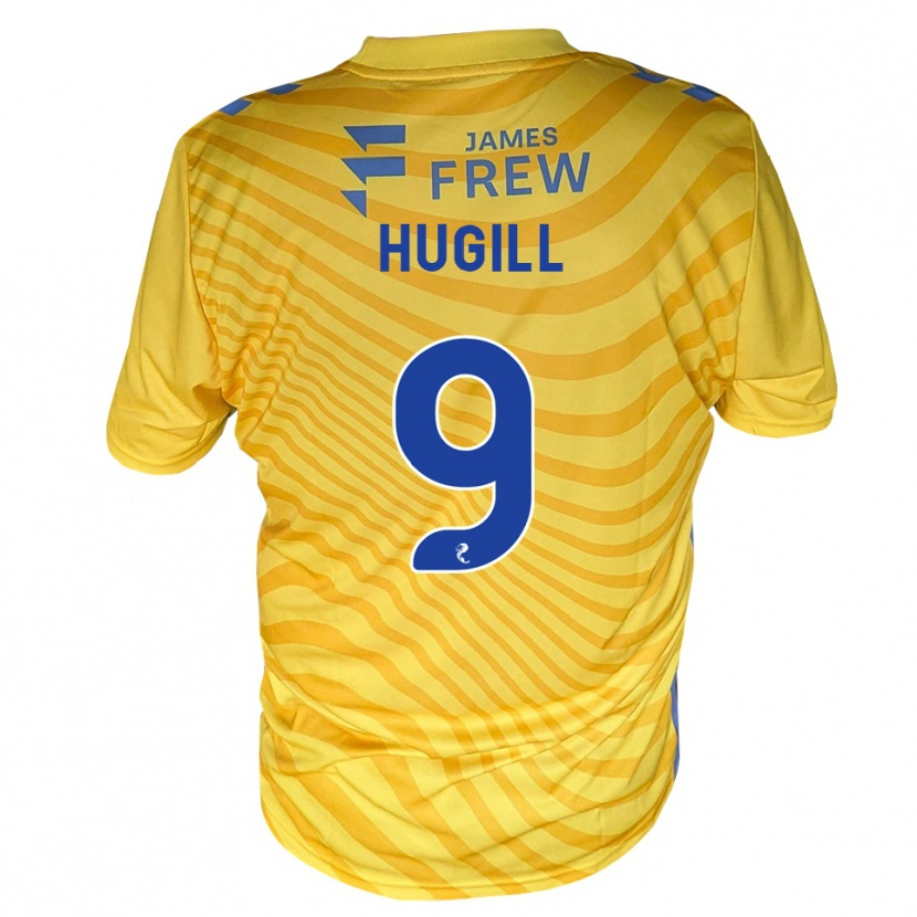 Danxen Hombre Camiseta Joe Hugill #9 Azul Real Amarillo 2ª Equipación 2026/27 La Camisa México