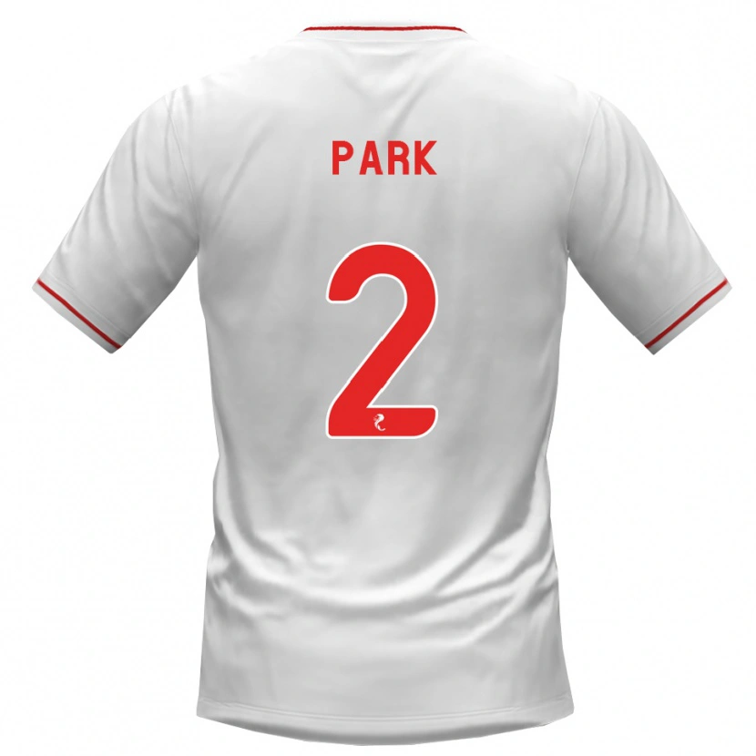 Danxen Hombre Camiseta Lily Park #2 Blanco Rojo 2ª Equipación 2026/27 La Camisa México
