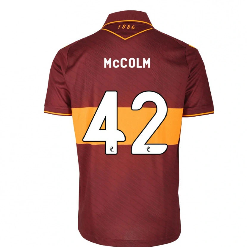 Danxen Hombre Camiseta Rocco Mccolm #42 Naranja Granate 2ª Equipación 2026/27 La Camisa México