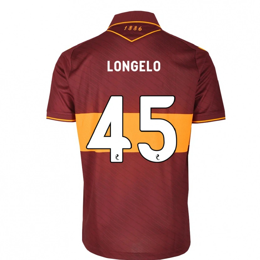 Danxen Hombre Camiseta Emmanuel Longelo #45 Naranja Granate 2ª Equipación 2026/27 La Camisa México