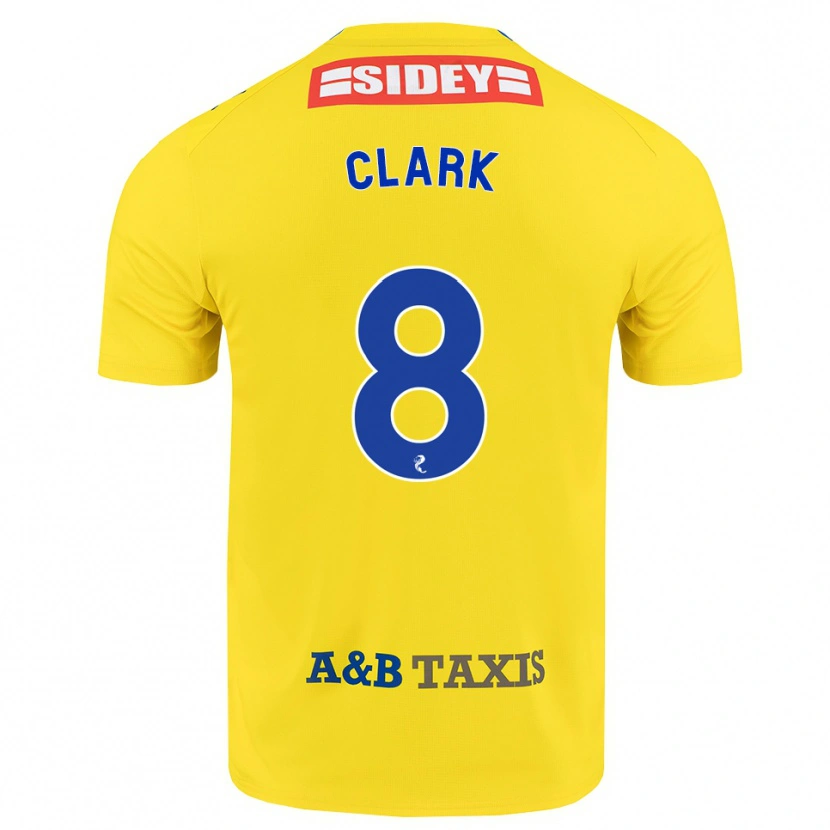 Danxen Hombre Camiseta Hannah Clark #8 Amarillo Azul Negro 2ª Equipación 2026/27 La Camisa México