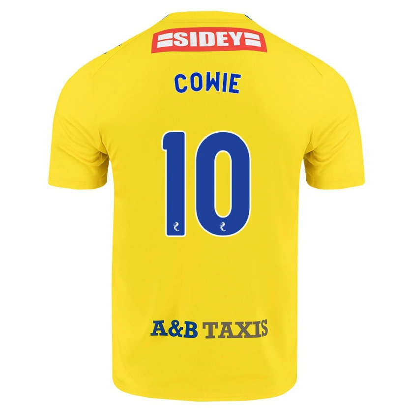 Danxen Hombre Camiseta Ellie-May Cowie #10 Amarillo Azul Negro 2ª Equipación 2026/27 La Camisa México
