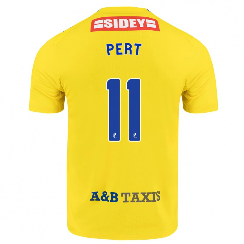 Danxen Hombre Camiseta Bailey Pert #11 Amarillo Azul Negro 2ª Equipación 2026/27 La Camisa México