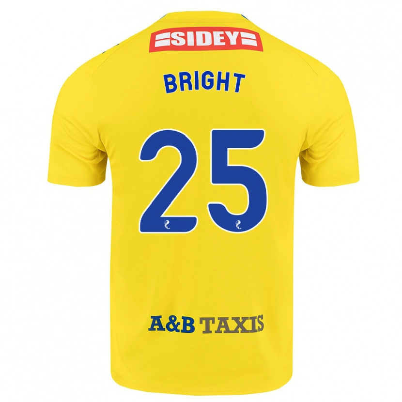Danxen Hombre Camiseta Scott Bright #25 Amarillo Azul Negro 2ª Equipación 2026/27 La Camisa México