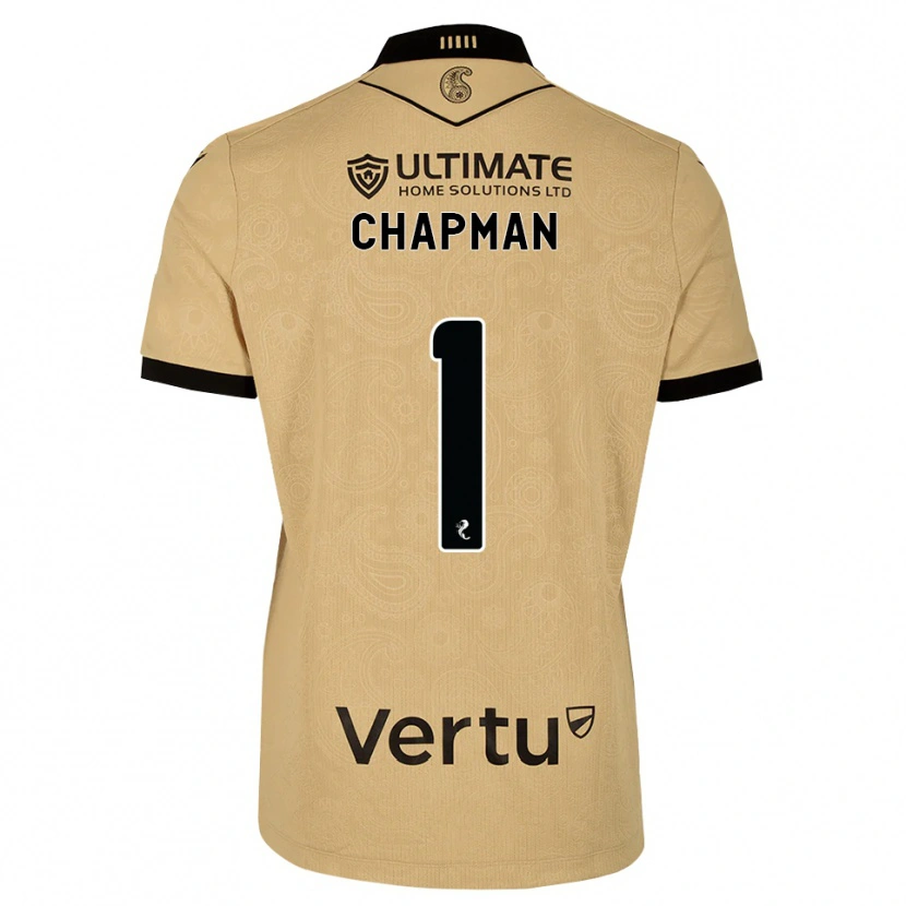 Danxen Hombre Camiseta Jacob Chapman #1 Madera De Burlón Negro 2ª Equipación 2026/27 La Camisa México