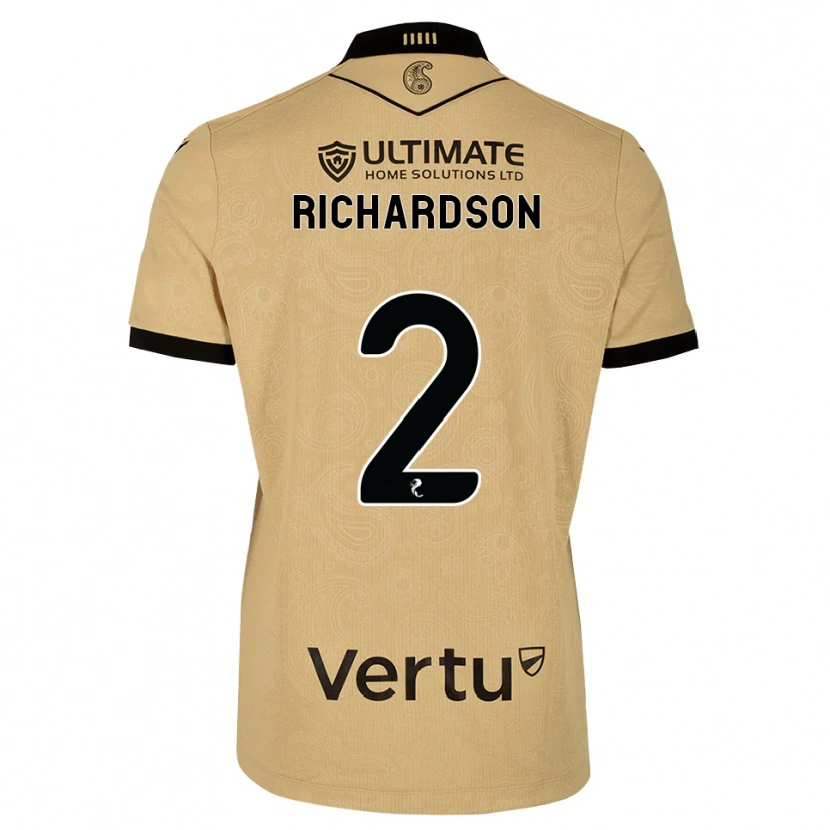 Danxen Hombre Camiseta Jayden Richardson #2 Madera De Burlón Negro 2ª Equipación 2026/27 La Camisa México