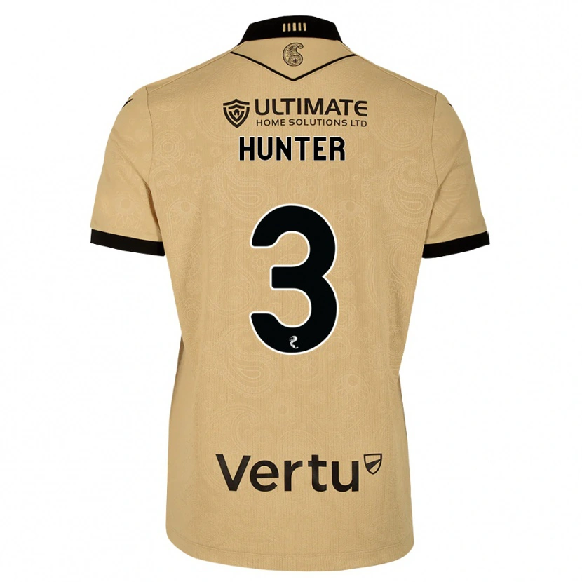 Danxen Hombre Camiseta Lyle Hunter #3 Madera De Burlón Negro 2ª Equipación 2026/27 La Camisa México
