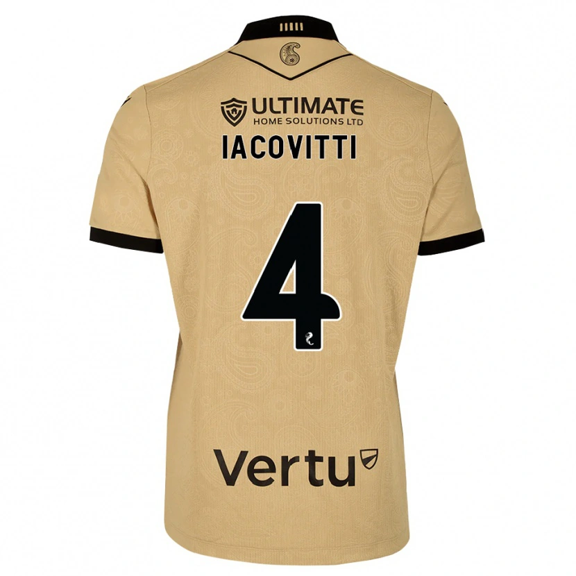 Danxen Hombre Camiseta Alex Iacovitti #4 Madera De Burlón Negro 2ª Equipación 2026/27 La Camisa México