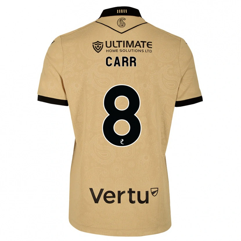 Danxen Hombre Camiseta Ryan Carr #8 Madera De Burlón Negro 2ª Equipación 2026/27 La Camisa México