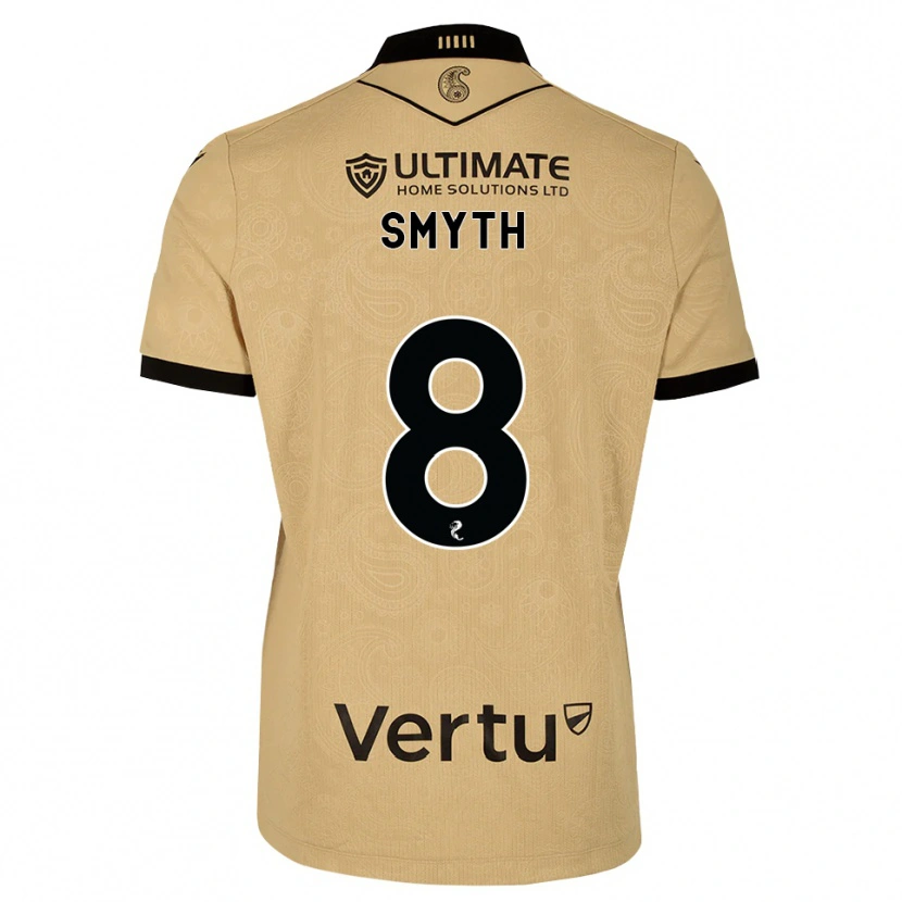 Danxen Hombre Camiseta Oisin Smyth #8 Madera De Burlón Negro 2ª Equipación 2026/27 La Camisa México