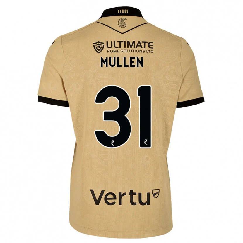 Danxen Hombre Camiseta Ryan Mullen #31 Madera De Burlón Negro 2ª Equipación 2026/27 La Camisa México