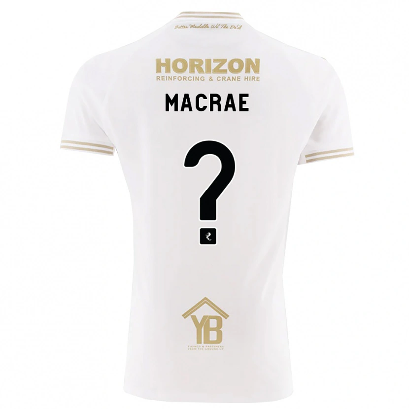 Danxen Hombre Camiseta Jane Macrae #0 Trigo Blanco 2ª Equipación 2026/27 La Camisa México