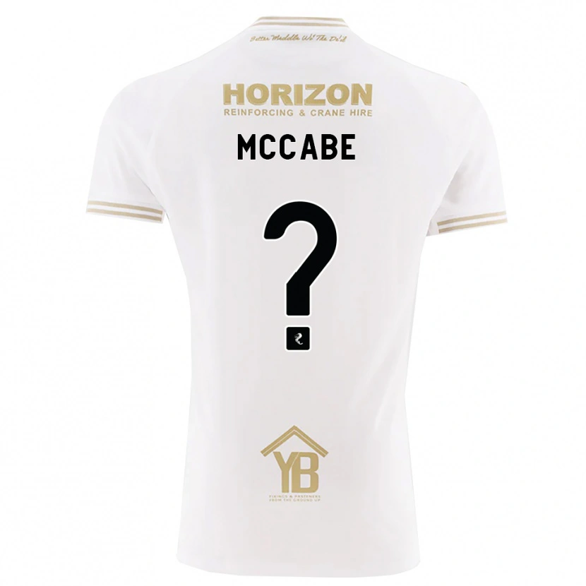 Danxen Hombre Camiseta Karen Mccabe #0 Trigo Blanco 2ª Equipación 2026/27 La Camisa México