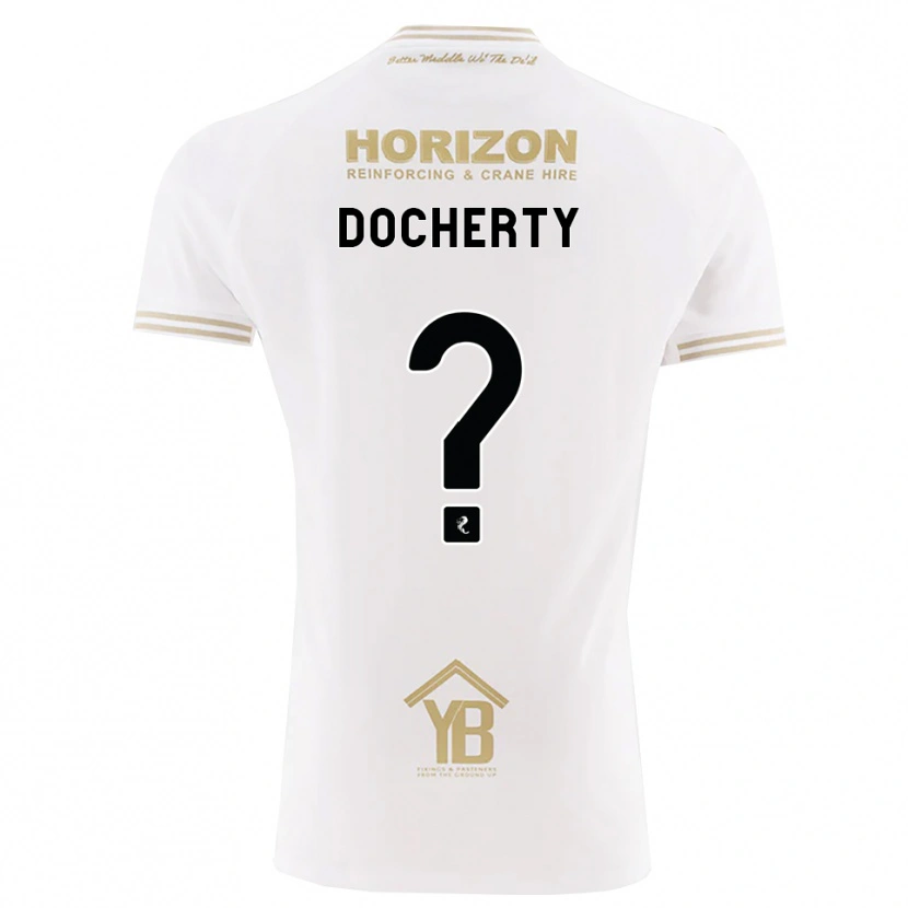 Danxen Hombre Camiseta Rachel Docherty #0 Trigo Blanco 2ª Equipación 2026/27 La Camisa México