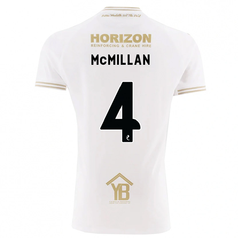 Danxen Hombre Camiseta Jack Mcmillan #4 Trigo Blanco 2ª Equipación 2026/27 La Camisa México