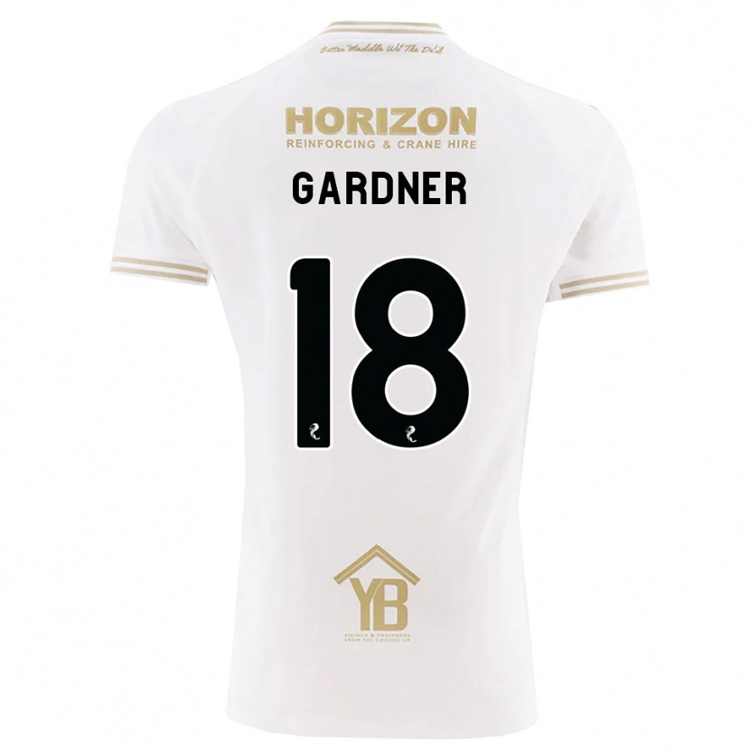 Danxen Hombre Camiseta Joe Gardner #18 Trigo Blanco 2ª Equipación 2026/27 La Camisa México