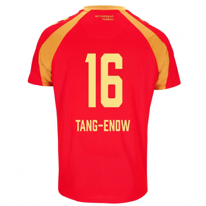 Danxen Hombre Camiseta Jason Tang-Enow #16 Rojo Naranja Negro 2ª Equipación 2026/27 La Camisa México
