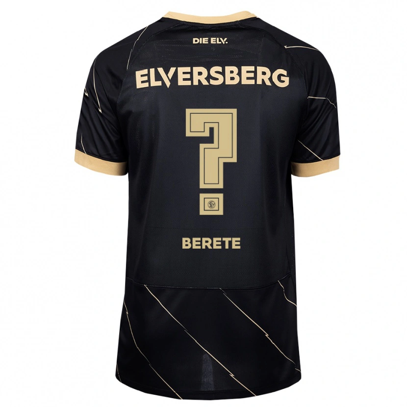 Danxen Hombre Camiseta Bilal Berete #0 Negro Marrón 2ª Equipación 2026/27 La Camisa México