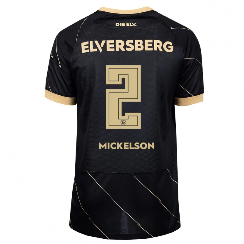 Danxen Hombre Camiseta Nicholas Mickelson #2 Negro Marrón 2ª Equipación 2026/27 La Camisa México