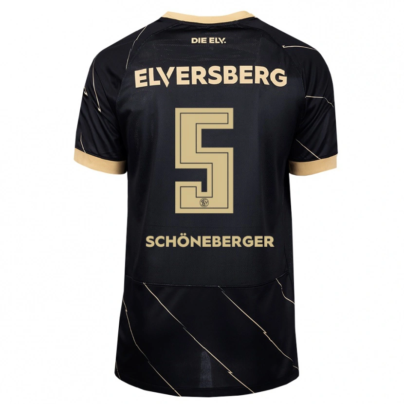 Danxen Hombre Camiseta Louis Schöneberger #5 Negro Marrón 2ª Equipación 2026/27 La Camisa México