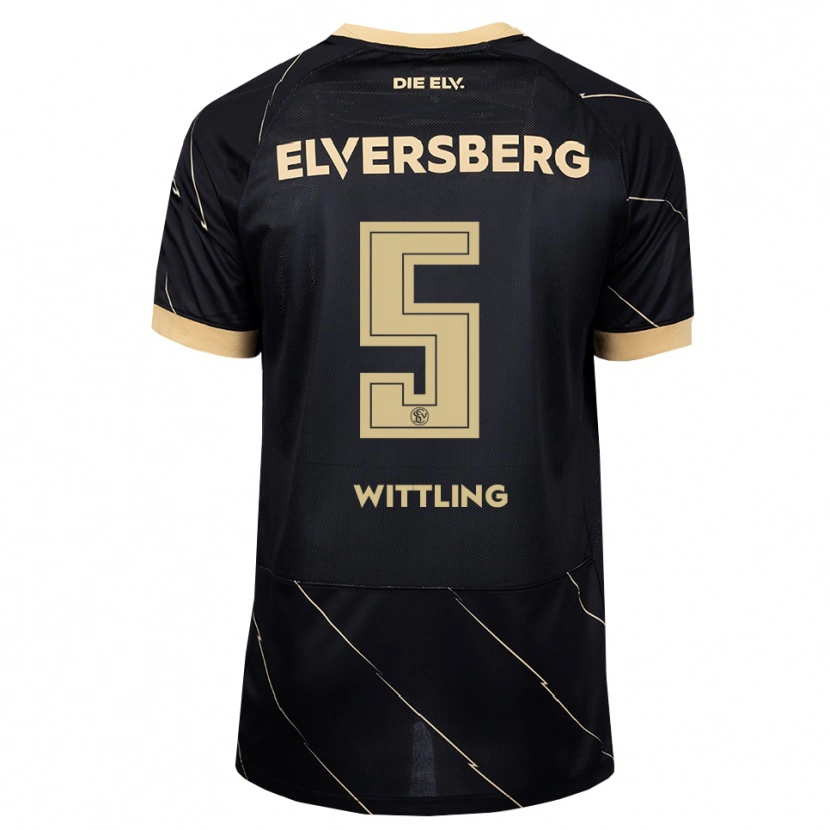 Danxen Hombre Camiseta Emilia Wittling #5 Negro Marrón 2ª Equipación 2026/27 La Camisa México
