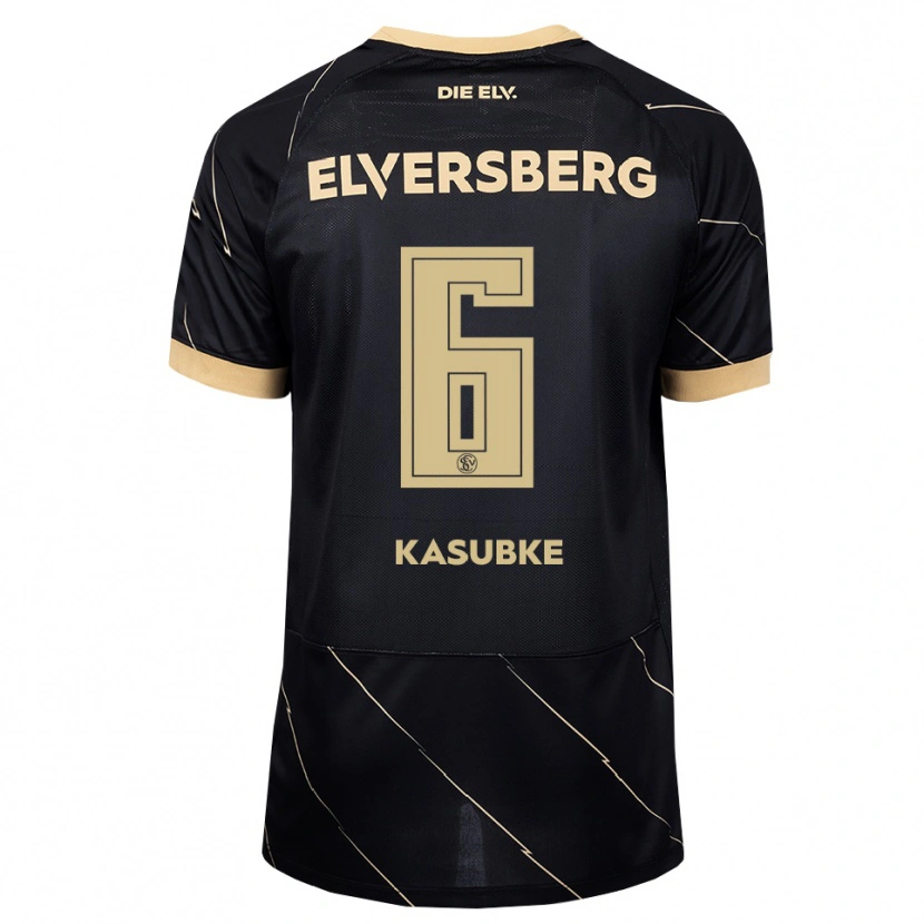 Danxen Hombre Camiseta Manuel Kasubke #6 Negro Marrón 2ª Equipación 2026/27 La Camisa México