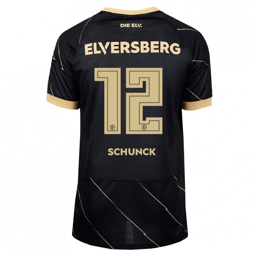 Danxen Hombre Camiseta Jan Schunck #12 Negro Marrón 2ª Equipación 2026/27 La Camisa México