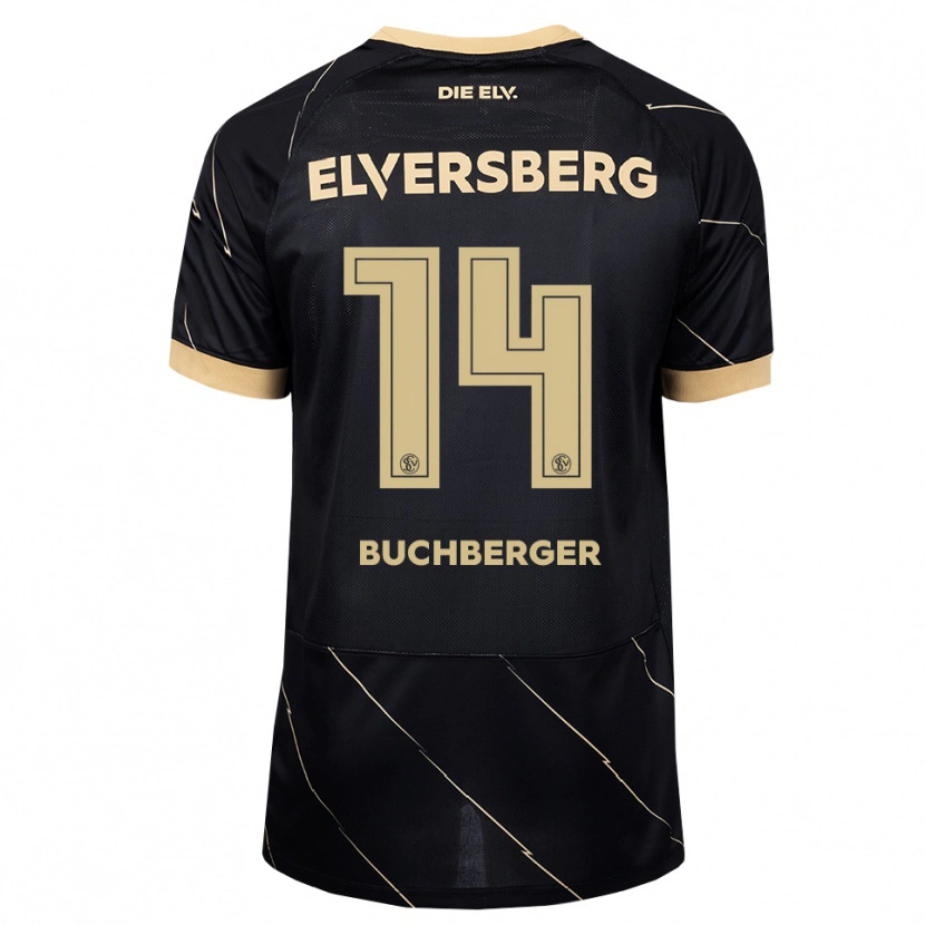 Danxen Hombre Camiseta Jonas Buchberger #14 Negro Marrón 2ª Equipación 2026/27 La Camisa México