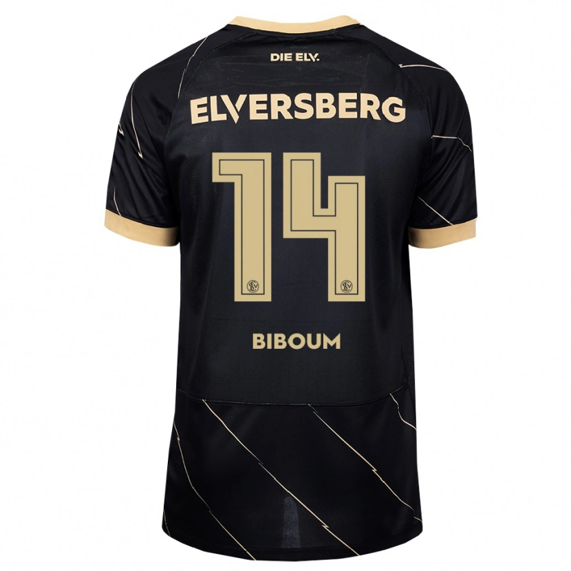 Danxen Hombre Camiseta Carl Biboum #14 Negro Marrón 2ª Equipación 2026/27 La Camisa México
